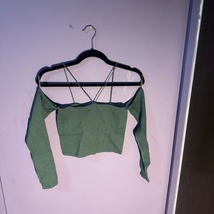 🌷2/22🌷Zara cute green top size M-L